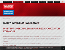 Tablet Screenshot of idkp.edu.pl